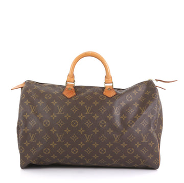 Louis Vuitton Speedy Handbag Monogram Canvas 40 Brown 437258