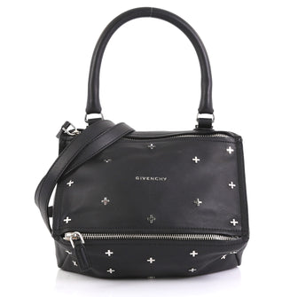 Givenchy Pandora Bag Studded Leather Small Black 4372726