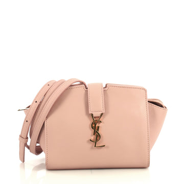 Saint Laurent Monogram Cabas Leather Toy Pink 4372729