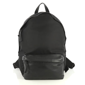 Givenchy Pocket Backpack Nylon with Studded Leather Small Black 4372737