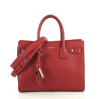 Saint Laurent Sac de Jour Souple Bag Leather Baby Red 4372760