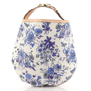 Gucci Wave Hobo Flora Canvas Blue 4372781