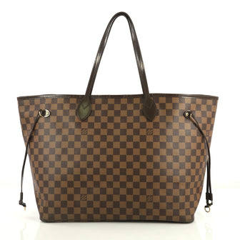 Louis Vuitton Neverfull NM Tote Damier GM Brown 4374201