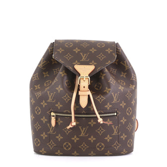 Louis Vuitton Montsouris Backpack NM Monogram Canvas Brown 4374901
