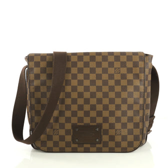 Louis Vuitton Brooklyn Handbag Damier MM Brown 437561