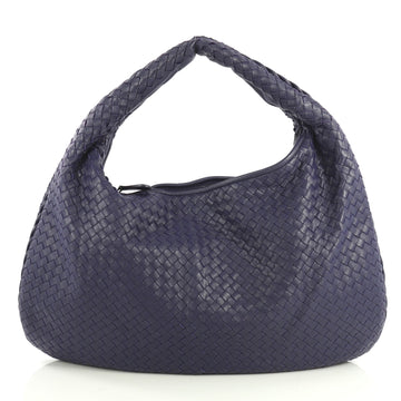 Bottega Veneta Veneta Hobo Intrecciato Nappa Large Blue 43761103
