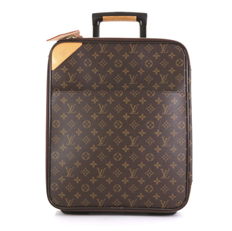 Louis Vuitton Pegase Luggage Monogram Canvas 45 Brown 43761113
