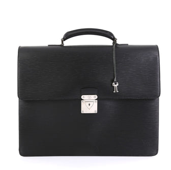 Louis Vuitton Robusto 2 Briefcase Epi Leather Black 43761133