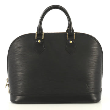 Louis Vuitton Vintage Alma Handbag Epi Leather PM Black 43761135