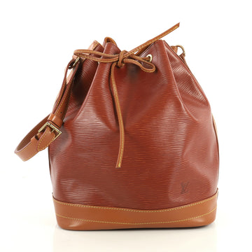 Louis Vuitton Noe Handbag Epi Leather Large Brown 43761148