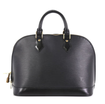Louis Vuitton Vintage Alma Handbag Epi Leather PM Black 43761150