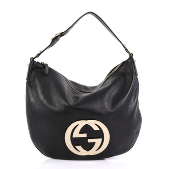 Gucci Blondie Hobo Leather Large Black 4376115