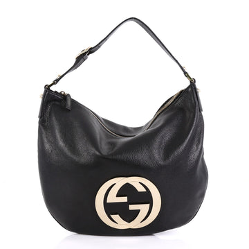 Gucci Blondie Hobo Leather Large Black 4376115