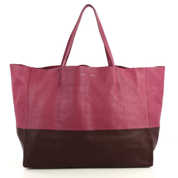 Celine Horizontal Bi-Cabas Tote Leather Large Purple 4376118