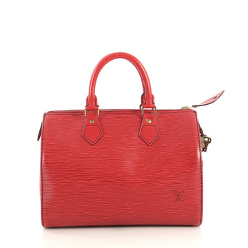 Louis Vuitton Speedy Handbag Epi Leather 25 Red 4376125