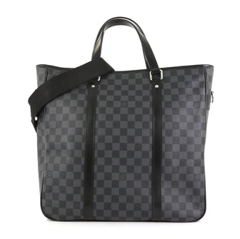 Louis Vuitton Tadao Handbag Damier Graphite MM Black 4376168