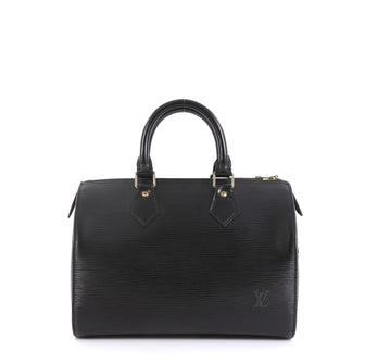 Louis Vuitton Speedy Handbag Epi Leather 25 Black 4376182