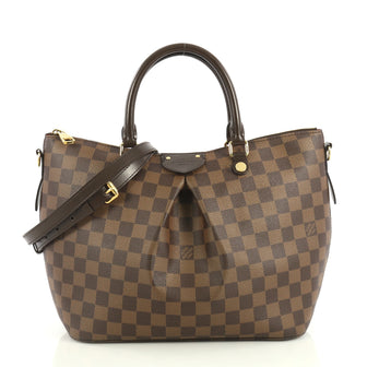 Louis Vuitton Siena Handbag Damier MM Brown 4377102