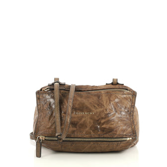 Givenchy Pandora Bag Distressed Leather Mini Brown 4380301