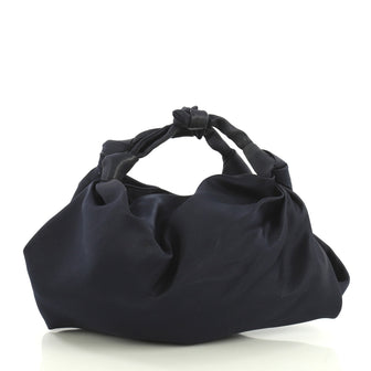 The Row Ascot Bag Satin Small Blue 438041