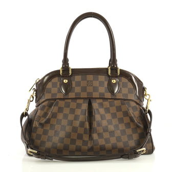 Louis Vuitton Trevi Handbag Damier PM Brown 438131