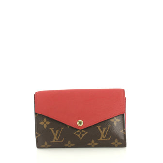 Louis Vuitton Pallas Compact Wallet Monogram Canvas and Calf Leather 