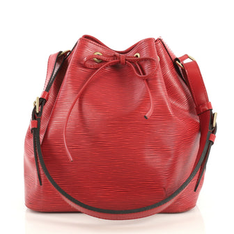 Louis Vuitton Petit Noe Handbag Epi Leather Red 4382822