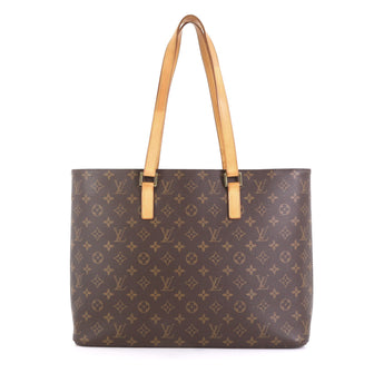 Louis Vuitton Luco Handbag Monogram Canvas Brown 4382840