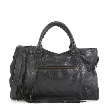 Balenciaga City Giant Studs Bag Leather Medium