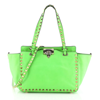 Valentino Rockstud Tote Soft Leather Small