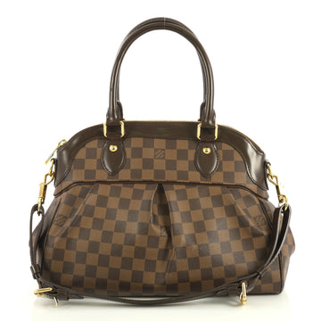 Louis Vuitton Trevi Handbag Damier PM Brown 438352