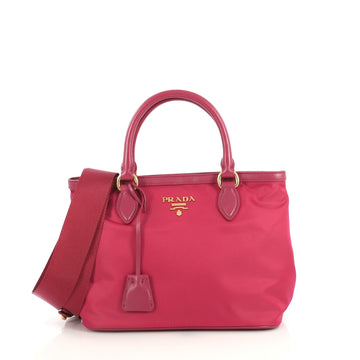 Prada Convertible Tote Tessuto Medium Pink 438379