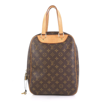 Louis Vuitton Excursion Handbag Monogram Canvas Brown 4384105