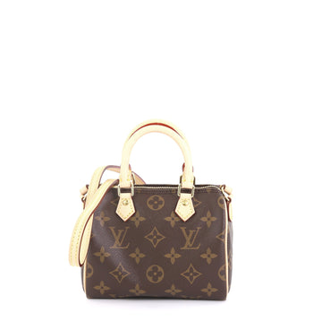 Louis Vuitton Speedy Bandouliere Bag Monogram Canvas Nano