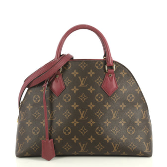 Louis Vuitton Alma BNB Handbag Monogram Canvas Brown 438481