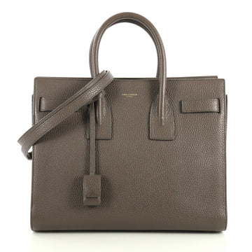 Saint Laurent Sac de Jour Bag Leather Small Neutral 438792