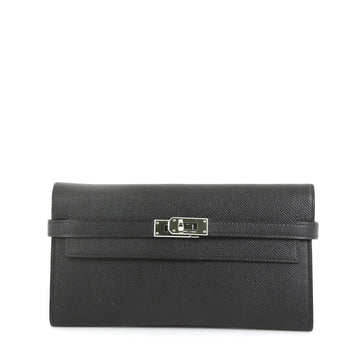 Hermes Kelly Wallet Epsom Long Black 4388301
