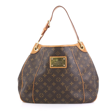 Louis Vuitton Galliera Handbag Monogram Canvas PM Brown 438991