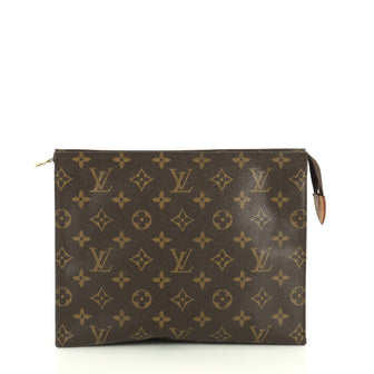 Louis Vuitton Toiletry Pouch Monogram Canvas 26 Brown 439041