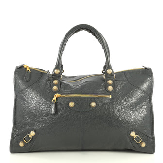 Work Giant Studs Bag Leather