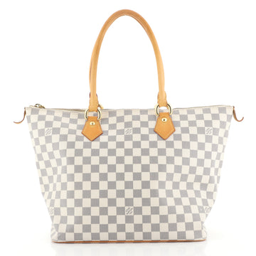 Louis Vuitton Saleya Handbag Damier MM White 4393010
