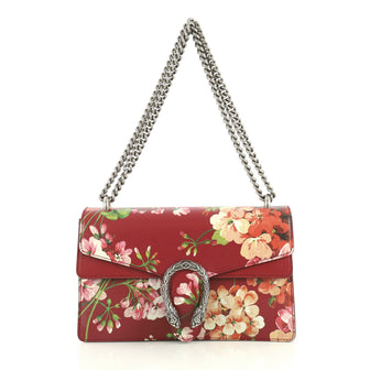 Gucci Dionysus Bag Blooms Print Leather Small Red 4393018