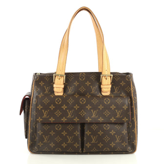 Louis Vuitton Multipli Cite Handbag Monogram Canvas Brown 439421