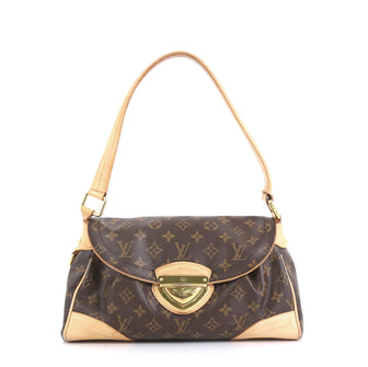 Louis Vuitton Beverly Handbag Monogram Canvas MM Brown 439571