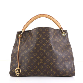 Louis Vuitton Artsy Handbag Monogram Canvas MM Brown 439801