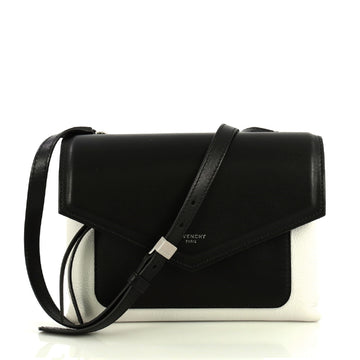 Givenchy Duetto Crossbody Bag Leather White 439835