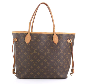 Louis Vuitton Neverfull Tote Monogram Canvas MM Brown 439841