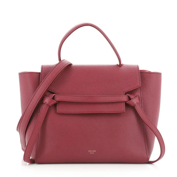 Celine Belt Bag Textured Leather Micro