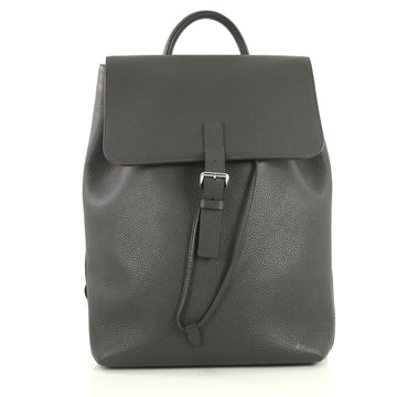Louis Vuitton Arsene Backpack Taurillon Leather Gray 4401314