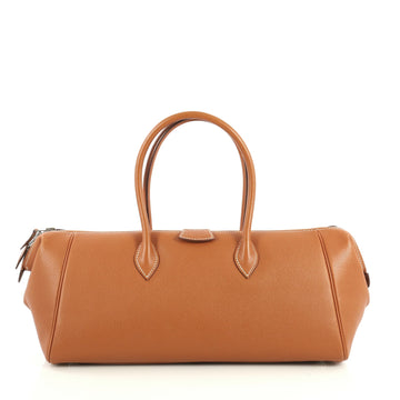 Hermes Paris Bombay Satchel Epsom 35 Brown 4401322